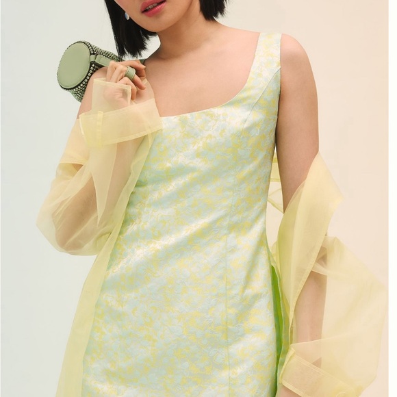 Anthropologie NWT Hutch Jacquard Train Dress. - Picture 2 of 4